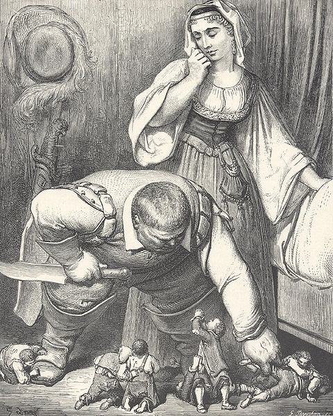 Illustrazione di Gustave Dore' per Le petit poucet