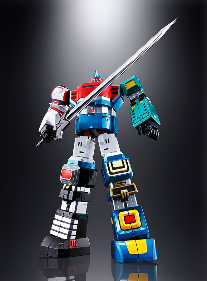 BANDAI - SOUL OF CHOGOKIN - GX-40R ROKUSHIN GATTAI SIX GOD COMBINATION GODMARS 28 cm