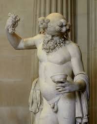 Statua di Sileno al museo del Louvre di Parigi