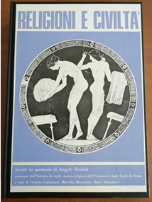 Religioni e civilt� vol. III scritti in memoria di Angelo Brelich