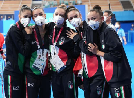 Squadra azzurra ginnastica ritmica All-round