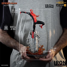 Iron Studios SpiderMan Far From Home BDS Art Scale Deluxe Statue 1/10 Spider-Man 30 cm