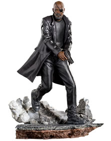 Iron Studios Spider-Man: Far From Home BDS Art Scale Deluxe Statue 1/10 Nick Fury 20 cm
