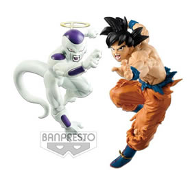 Banpresto Super Tag Dragon Ball Goku 18cm + Freezer 16 cm