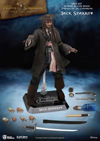 Beast Kingdom Toys  Disney Pirates of the Caribbean Dynamic 8ction Heroes Action Figure 1/9 Jack Sparrow 20 cm