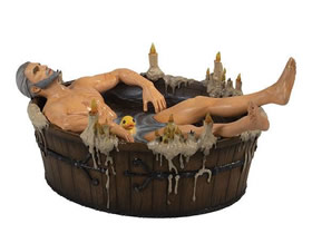 Dark Horse - The Witcher 3 Wild Hunt Statue Geralt in the Bath 9 cm