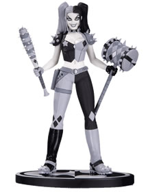 DC Comics BATMAN BLACK & WHITE HARLEY QUINN STATUE BY AMANDA CONNER 19 cm