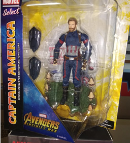 DIAMOND SELECT- MARVEL SELECT AVENGERS INFINITY WAR- Captain America