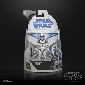 Hasbro Star Wars: The Clone Wars The Black Series Lucasfilm’s 50th Anniversary Action Figure Clone Pilot Hawk 15 cm