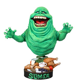 NECA Ghostbusters Head Knocker Bobble-Head Slimer 18 cm