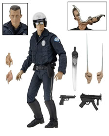 NECA Terminator 2 Action Figure Ultimate T-1000 (Motorcycle Cop) 18 cm