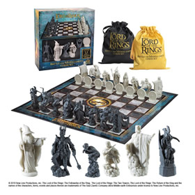 Noble Collection Il Signore degli anelli Lord of the Rings Chess Set Battle for Middle Earth