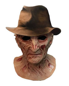 Trick Or Treat Studios The Dream Master Deluxe Latex Mask with Hat Freddy Krueger