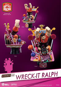 Ralph Spaccatutto - Beast Kingdom Toys Wreck-It Ralph D-Select PVC Diorama 14 cm Disney Dioramas