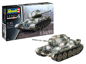 Revell Carro Armato T-34/85 (1:35) 23 cm
