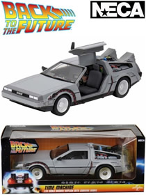 NECA Ritorno Al Futuro Back to the Future Diecast - Time Machine Delorean scala 1/16