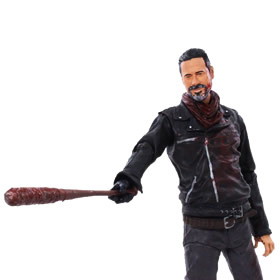 The Walking Dead TV Ver Color Tops Action Figure Negan Exclusive Bloody Edition 18 cm