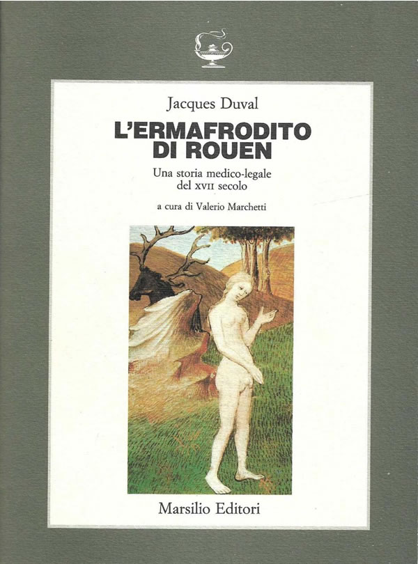 Copertina volume L'ermafrodito di Rouen, Marsilio editori