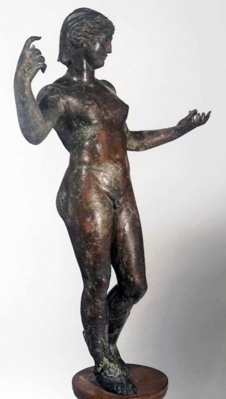 scultura di ermafrodito al museo archeologico di Firenze